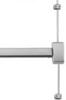 A2290V3696  ... CAL-ROYAL Surface Vertical Rod  30"-36" x 96" Exit Device