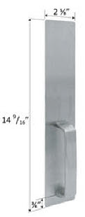 9800DTP **Dummy Pull for Rim Exit Devices**