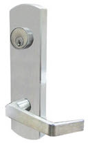 NESC9805 **Storeroom Lever with Keyed Cylinder for Exit Devices**