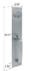 98TP00 **Entrance Thumb Piece for Exit Devices**