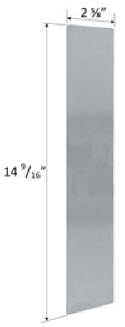 7700EOP ... CAL-ROYAL Cover Plate for Rim Exit Devices