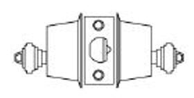 GL162234 **DOUBLE CYLINDER GATE LATCH** (2 3/4" backset)