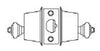GL162 **DOUBLE CYLINDER GATE LATCH** (2 3/8" backset)